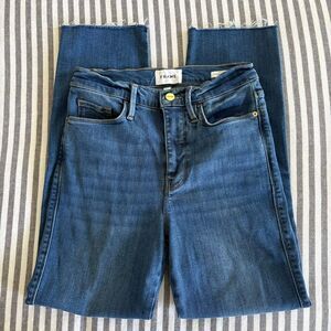 Frame Denim Le Sylvie Slender Straight Size 25